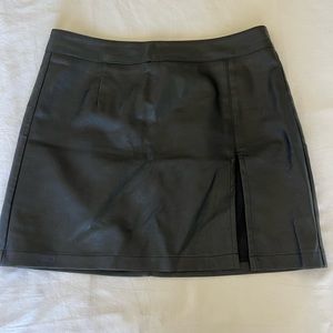 Princess Polly Leather skirt